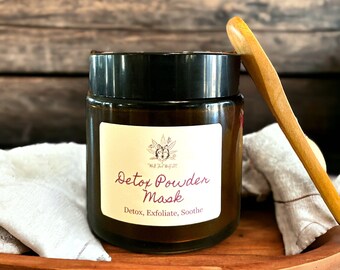 Detox, Exfoliating , Soothing Botanical Powder Face Mask