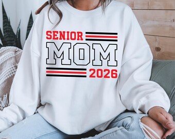 Senior Mom 2026 Shirt: Proud Parent Graduation Tee