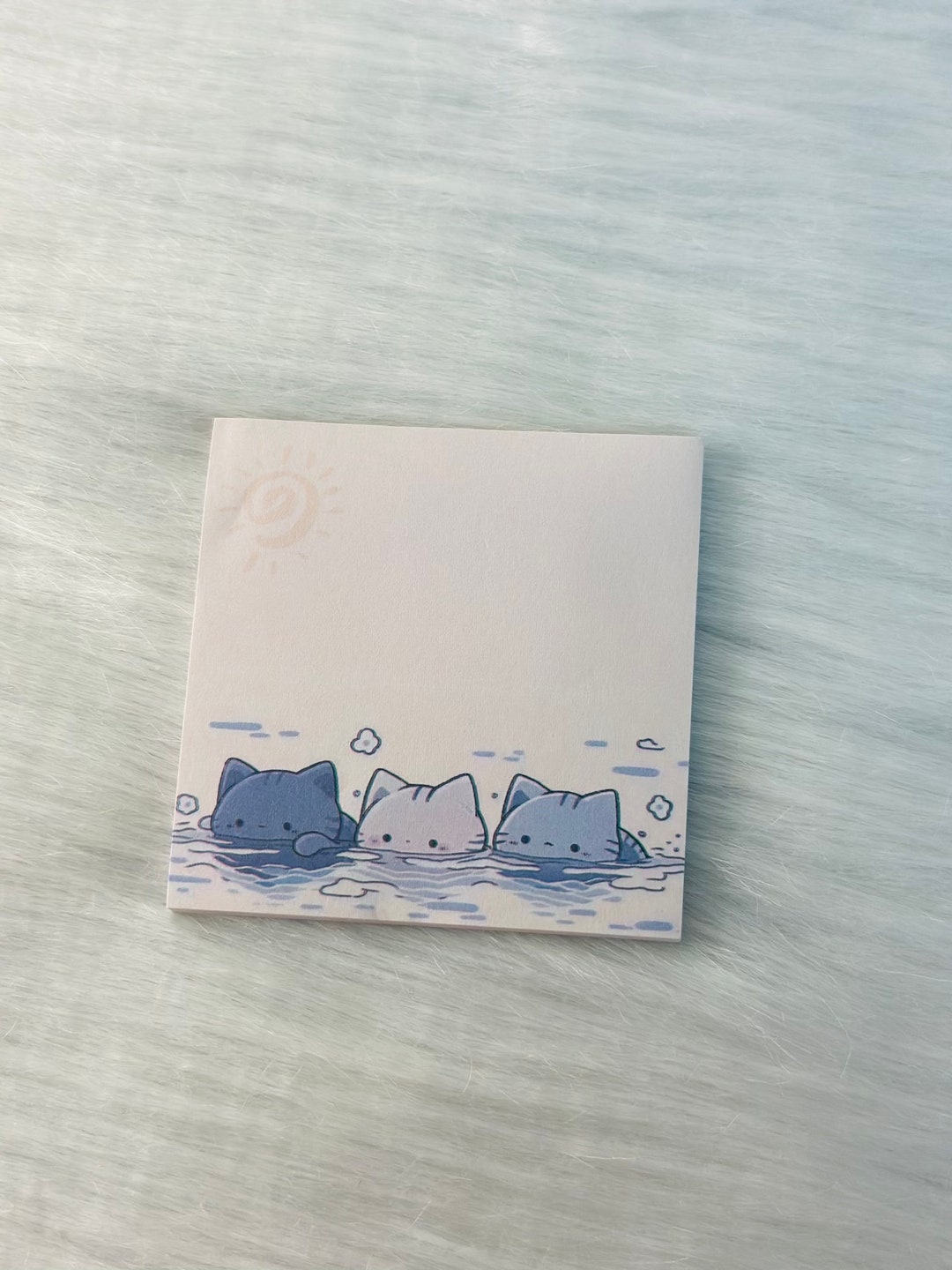 Comic Cat Sticky Notes, Cute Cartoon Sticky Notes Paper, Like Good ...