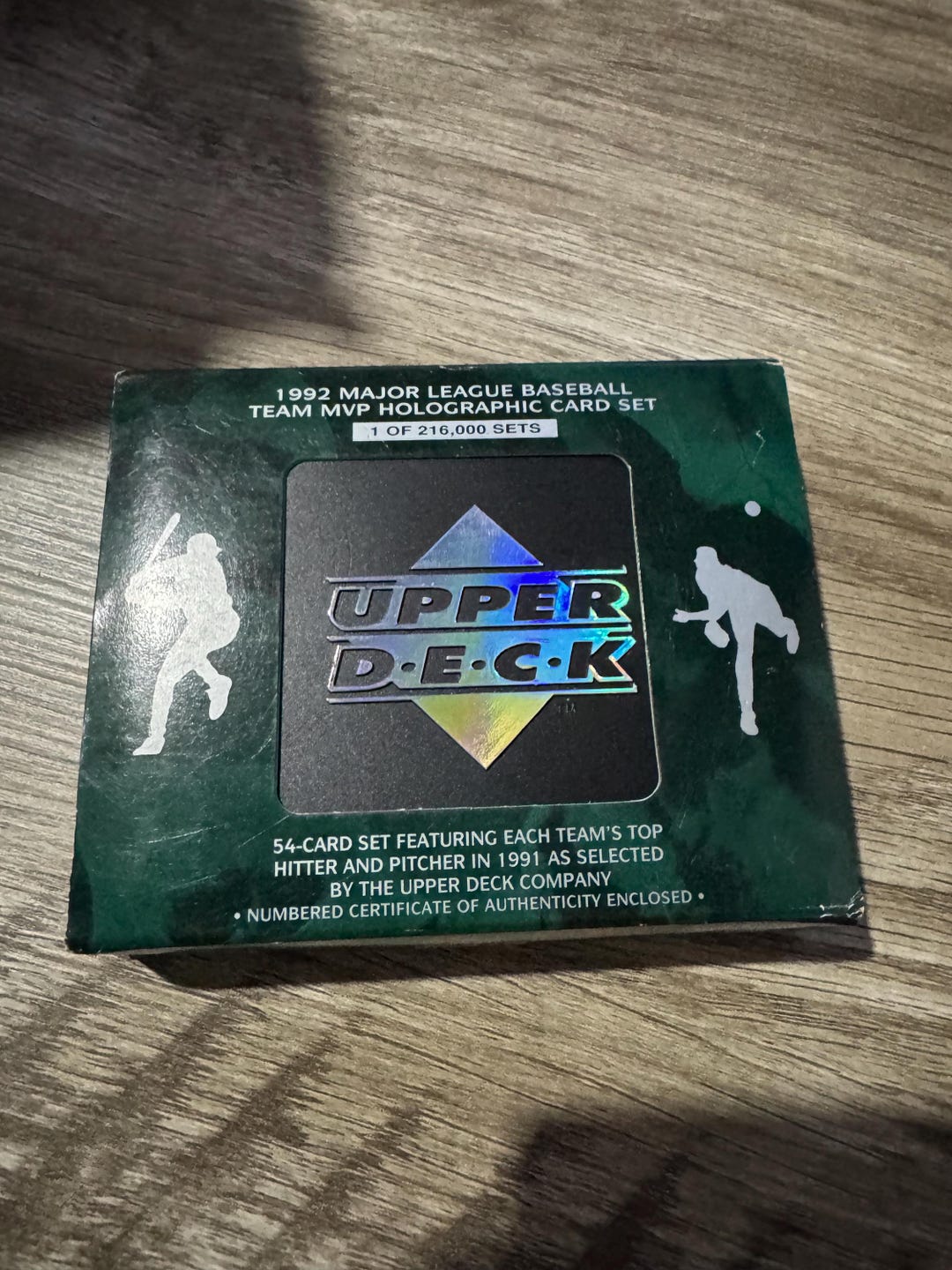 1992 upper deck team mvp holographic card set 1992 Upper Deck MLB Team MVP Holographic Card Set Numbered 61,718 Out of  216,000