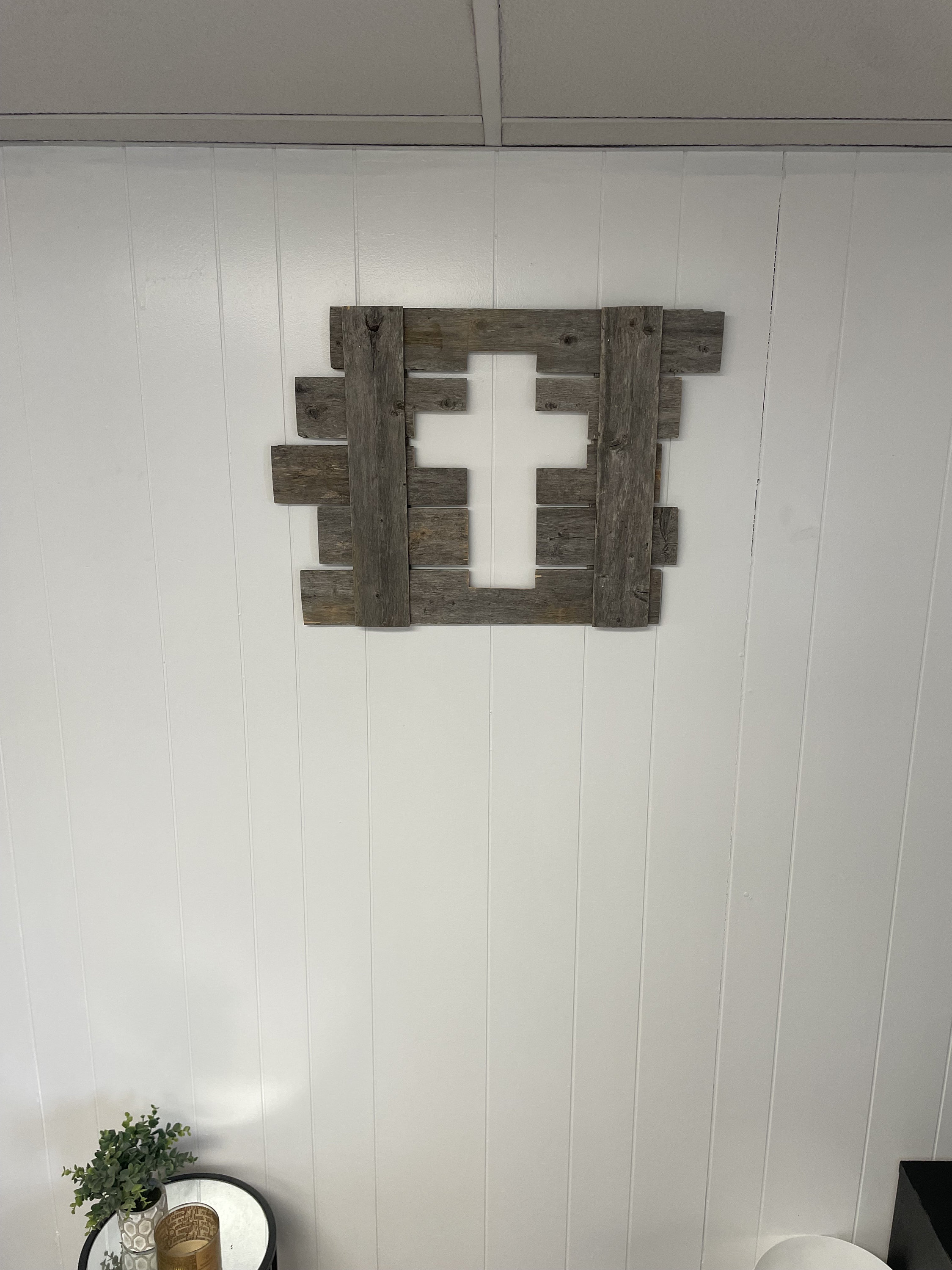 Rustic Cross Sign - Etsy