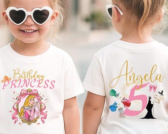 Disney Princess Aurora Birthday Shirt, Custom WDW Sleeping Beauty Birthday Shirt, Editable Toddler Birthday Sweatshirt, Magical Park Shirt