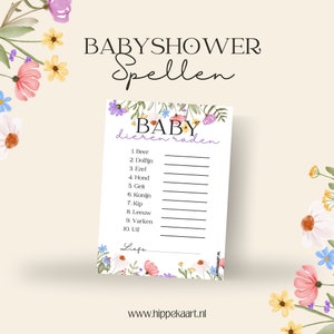 Baby in Bloom: Baby dieren raden - Nederlandse Versie