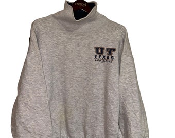 UT Texas Longhorns 90's Vintage Turtle Neck Sweater Maat: Medium