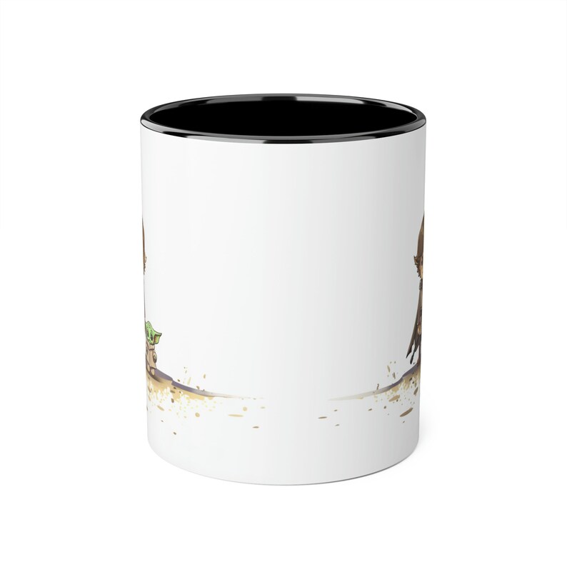 Luke Skywalker und Grogu Star Wars Tasse mit niedlichem Akzent Bild 6