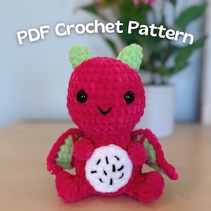 Crochet Dragon Fruit Dragon PDF Pattern