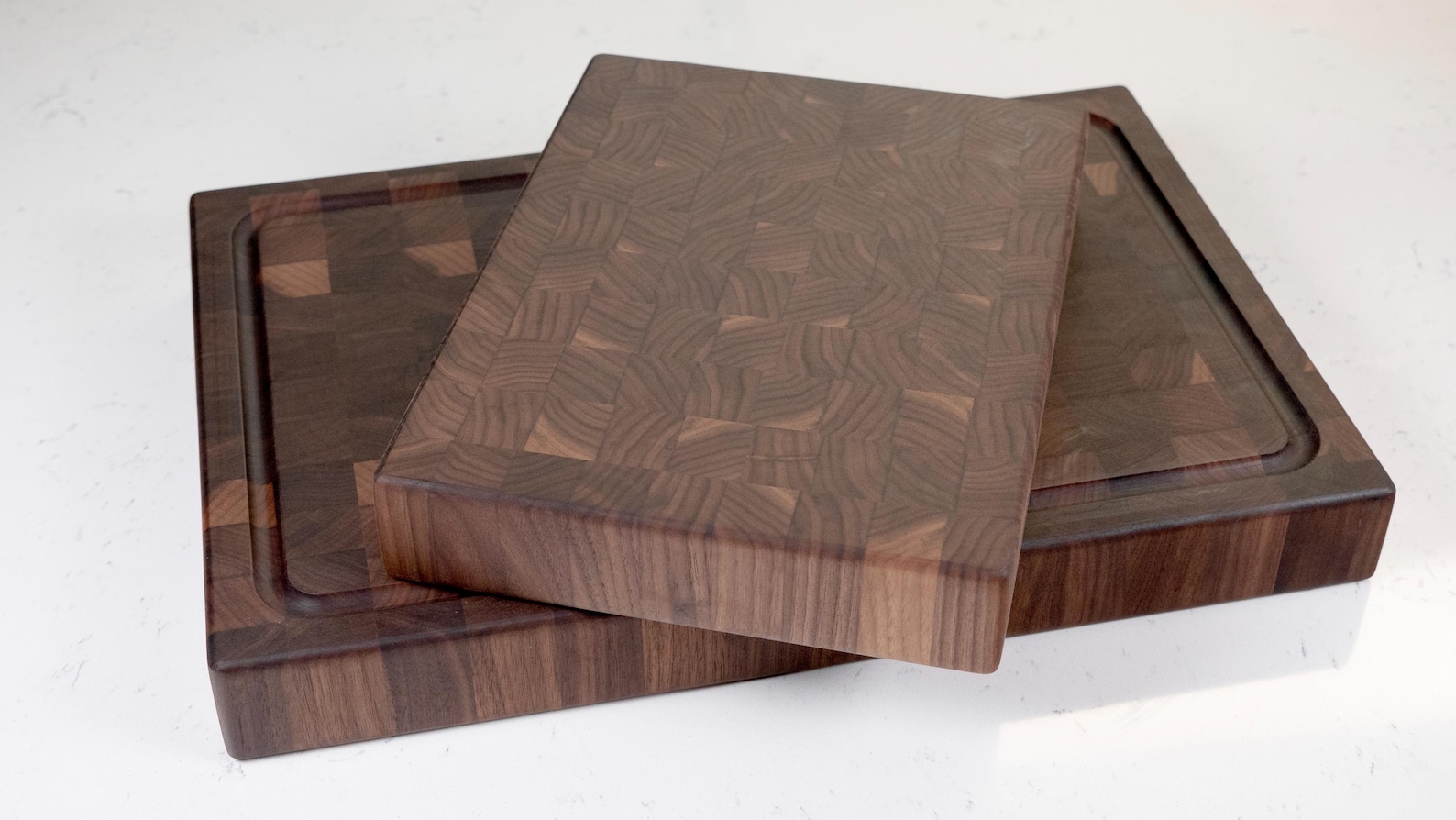 Image of Walnut End Grain Cutting Board
