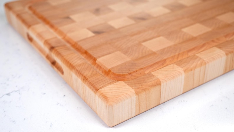 ThePinocchioWorkshop Maple End Grain Cutting Board - Thumbnail 5