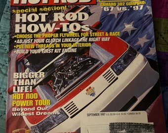 Hot rod magazine, September 1997 issue