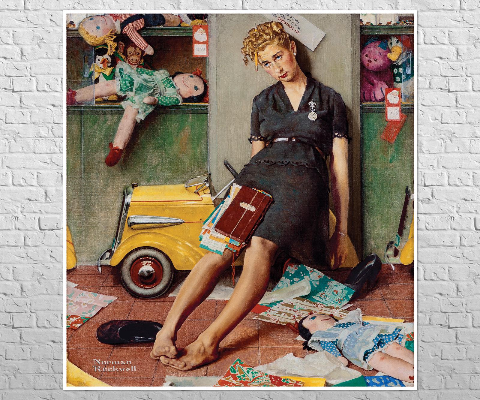 Norman rockwell girl - Etsy 日本