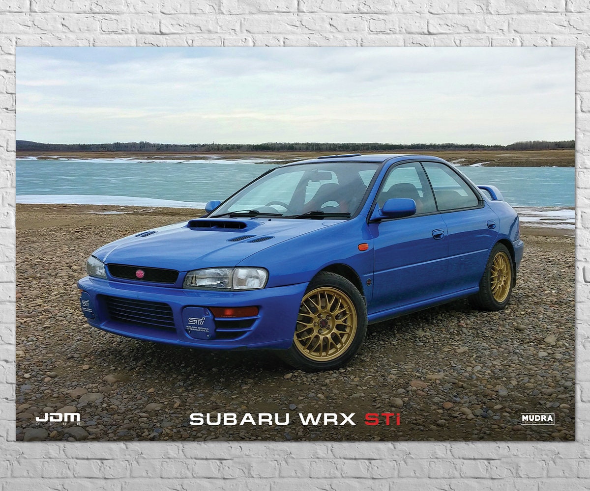 Affiche poster de concession Subaru Impreza WRX STI et Prodrive - Collection
