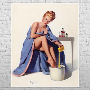 Poster It's Nothing To Sneeze At, 1947 | 19x24" A2 size | Pin Up Gil Elvgren