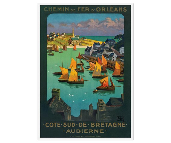 Poster Audierne, 1921 | 23x33