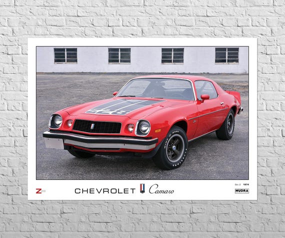 ポスター シボレー カマロ Gen.2 Z28 | 33x24インチ ビッグサイズ A1