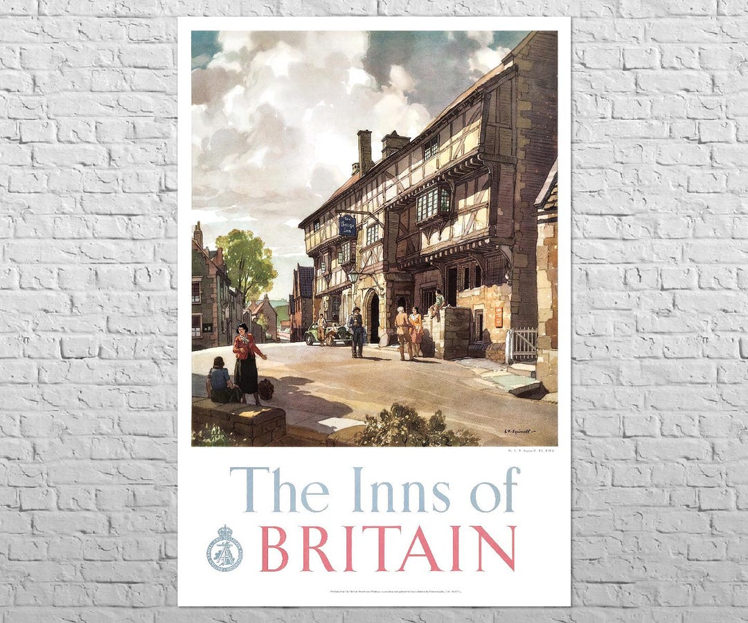 Poster the Inns of Britain, 1949 | 22x33