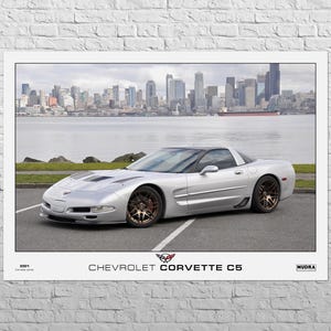 Poster Chevrolet Corvette C5 | 33x24&quot; A1 Big size | Auto wall decor