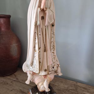 Religious figurine of the virgin Mary