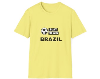 BRAZIL Soccer T Shirt/World Cup 2026/ Unisex Shirt /Futbol/Brazil T Shirt/Camiseta de Futbol/Soccer Country T Shirt /Soccer Jersey FIFA 2026