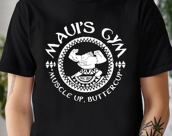 Maui’s Gym Shirt, Comfort Colors® Moana and Maui T-shirts, Disneyland Vacation Shirts for Men, Disney Gift for Boyfriend, Men's Gym T-shirts