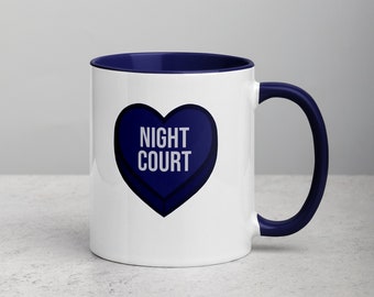Caneca de café Blue Night Court, caneca colorida de acotar, utensílios para bebidas em casa