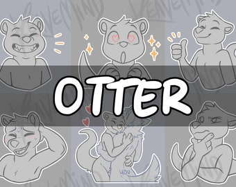 Basic Sticker Pack Lines - Otter