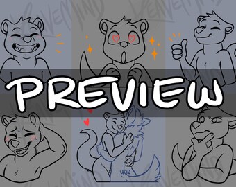 Basic Sticker Pack Linien - Otter