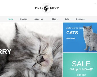 Beautiful Pet Store Pet Shop Shopify Dropshipping Website Business Online Store For Sale: Fully Set-Up and Ready for Success!