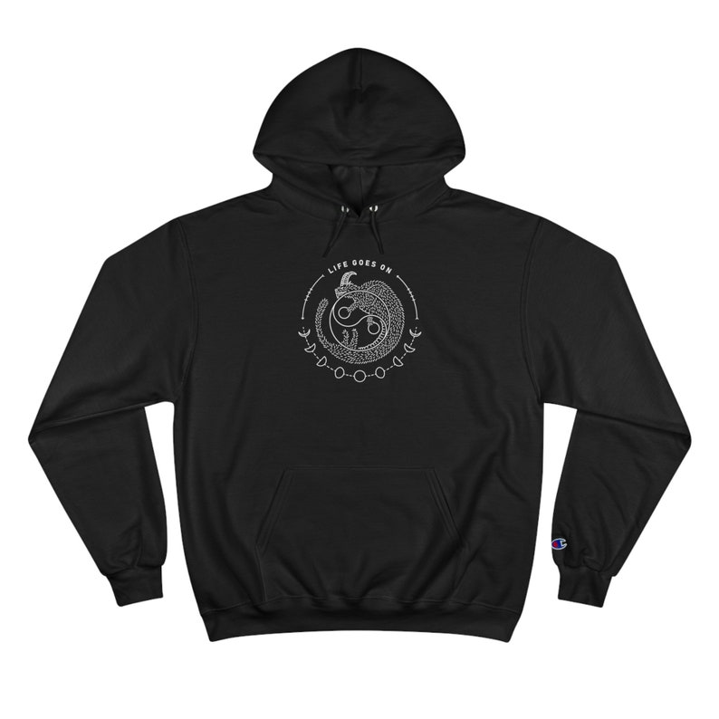 Yin Yang Hoodie With Japanese Saying yin and Yang Are the Five Elements ...