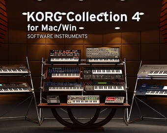 KORG Collection 4 Bundle 2023 Software di produzione musicale, DAW, plug-in Vst, effetti di riverbero, a vita