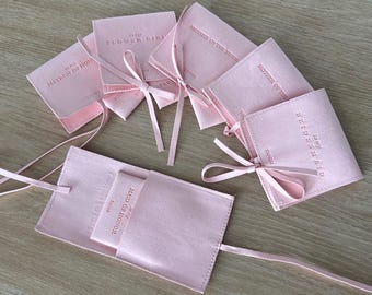 Bridesmaid Gift Pouch with Insert Maid of Honor Wedding Present Bridesmaid Jewelry Pouch Bridal Party Gift Bridesmaid Earrings Necklace