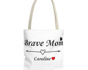 Bolso de mano Brave Mom, bolsos de mano personalizados, regalos personalizados día de las madres, regalo para la abuela, regalo para ella, nueva mamá.