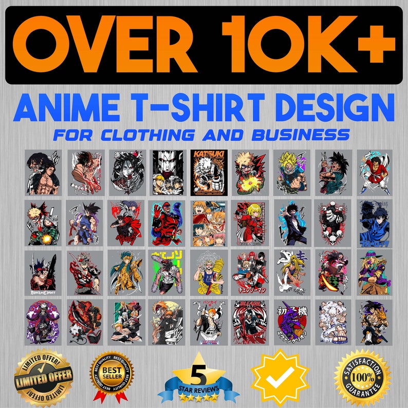 10,000 Anime Designs with Transparent Backgrounds PNG, PSD, EPS zdjęcie 1