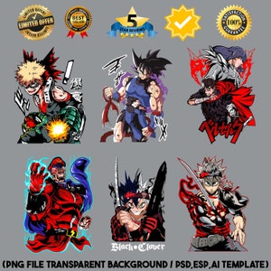 10,000 Anime Designs with Transparent Backgrounds PNG, PSD, EPS zdjęcie 6