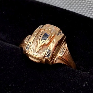 本日限定 1950s vintage college ring 1950's Class Rings - Etsy