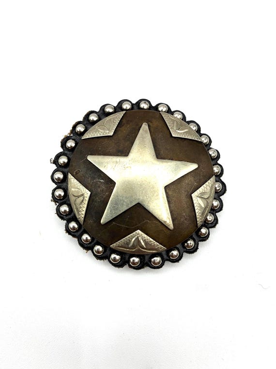 Western Belt Buckle / Sherrif Star / Rodeo/ Vintage