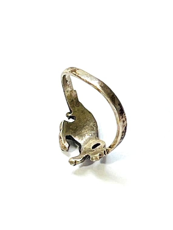 Sterling Silver Unicorn Ring – Small Offset Band … - image 10