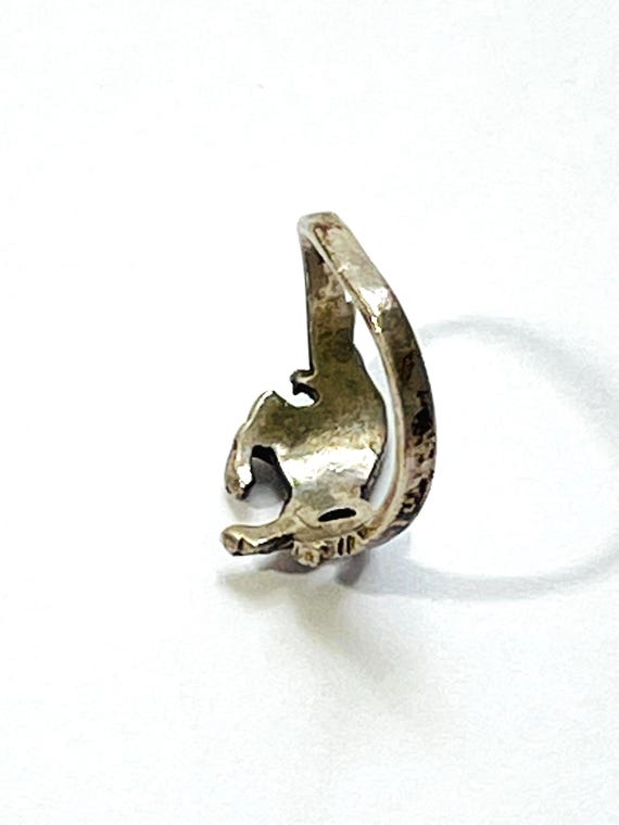 Sterling Silver Unicorn Ring – Small Offset Band … - image 6