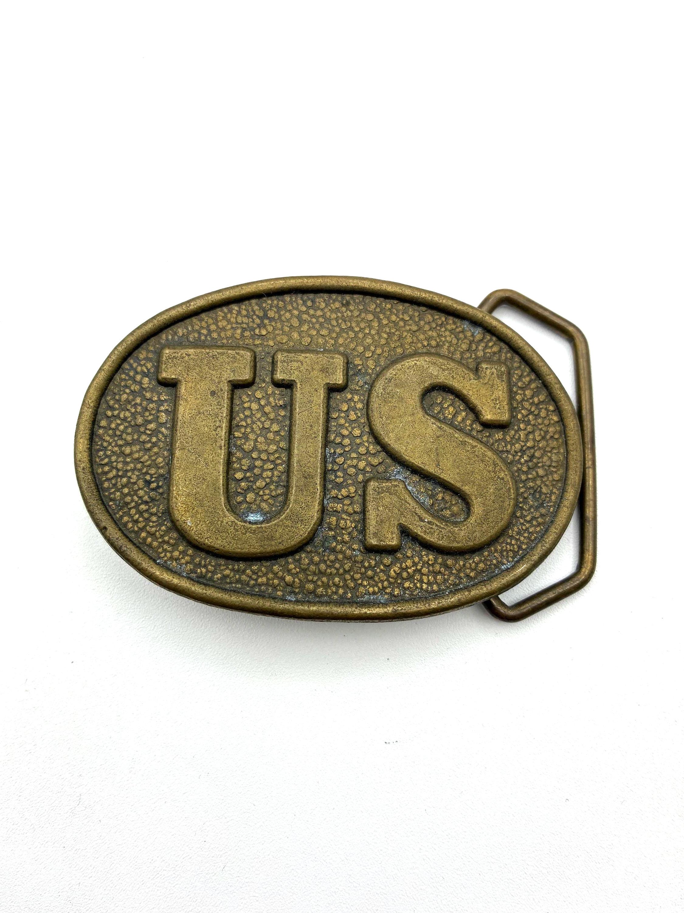 Vintage OLD TEACHERS NEVER DIE Solid Brass Belt Buckle and Leather Belt 1980 Solid Heavy Brass Belt Buckle Leather Belt Hardwares Mens  main image 3