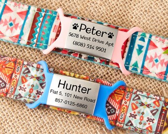 Placa de identificación deslizante personalizada, placa silenciosa para collar de perro, placa de silicona para perro, placas para cachorros, placas de identificación grabadas para mascotas, placa personalizada para collar de gato, suministros para mascotas
