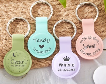 AirTag cover dog collar or harness AirTag case AirTag holder AirTag case holder collar Personalized Pet Air Tag case dog/cat collar tag