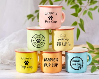 Personalized Pet Puppuccino Pup Cup, gift for dog, Birthday gift for dog, Dog lover gifts, gift for dog mum, Mini Cup for Treat, New Puppy