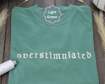 Custom Comfort Colors T-Shirt, Custom Embroidered T-Shirts Sweatshirt , Embroidered Comfort Colors Tee, Custom Embroidery, Mother&#39;s Day Gift