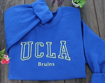 Custom Embroidered Varsity Crewneck: University Cotton Sweatshirt