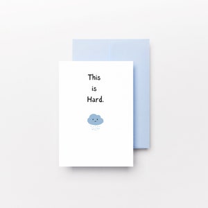 Carte de condoléances imprimable en cas de fausse couche ou d'infertilité. Carte d'empathie pour un ami dans les moments difficiles. Blanc à l'intérieur. Téléchargement numérique.