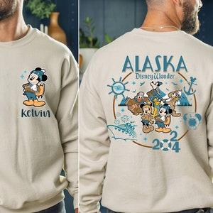 Disney Cruise Line Shirt, Mickey And Friends Disney Alaska Cruise T-shirt, Disney Matching Cruise Tee, Disney Family Trip, Disney Pirate Tee