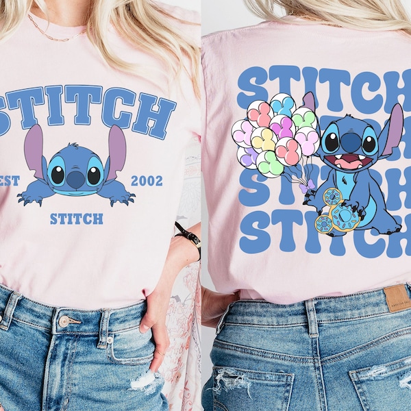 Disney Stitch Est. 2002 Shirt, Stitch T Shirt, Cute Stitch Tee, Disney Trip Shirt, Stitch Snacks Shirt, Stitch Disneyland Shirt, Stitch Tee