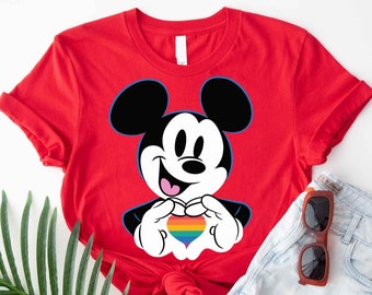 Disney Pride Mickey Shirt, Human Rights Shirt, Disney LGBTQ Shirt, Equality Shirt, Disney Pride Shirt, Rainbow Shirt, Disneyland Shirt