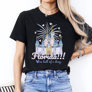 Florida Beach Shirt, Destin Florida Tees, Magic Kingdom Shirt, Castle Florida Shirt, Disney World T-Shirt, Florida Beach Vibes Shirt