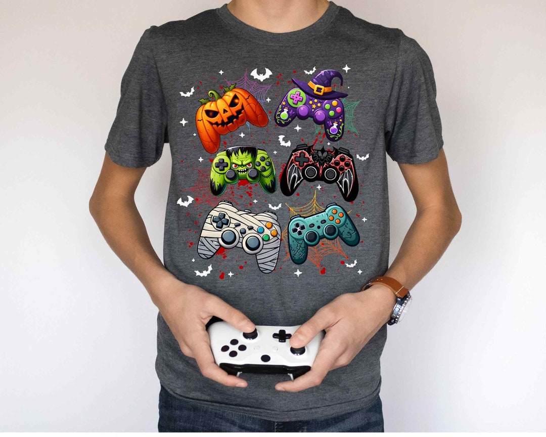 Halloween Gaming Controller Shirt, Halloween T Shirt for Kids