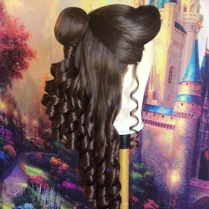Belle Cosplay Wig (parks version)